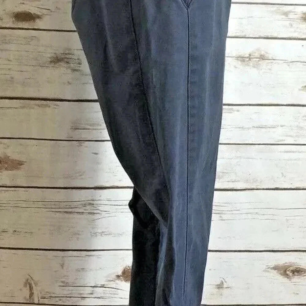 ANN TAYLOR LOFT Women Zip Up Modern Skinny Ankle Pockets Blue Pants Sz 8 Petite - Picture 2 of 11